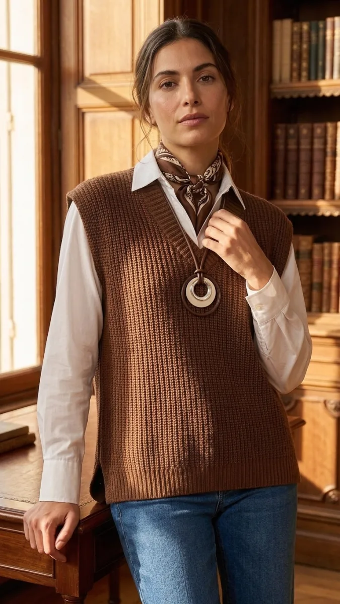 Chaleco London - Choco Muzgo