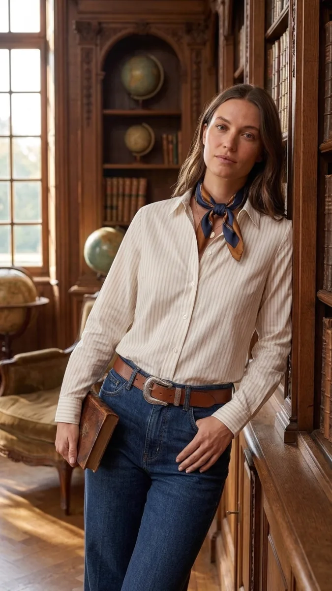 Camisa rayas Lu - Beige · camisas de mujer · Vitreaux Boutique